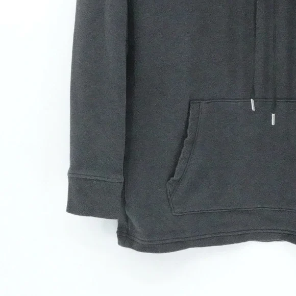 Athleta Hoodie Womens‎ Small Charcoal Gray Funnel Neck Kangaroo Pocket - Picture 8 of 16